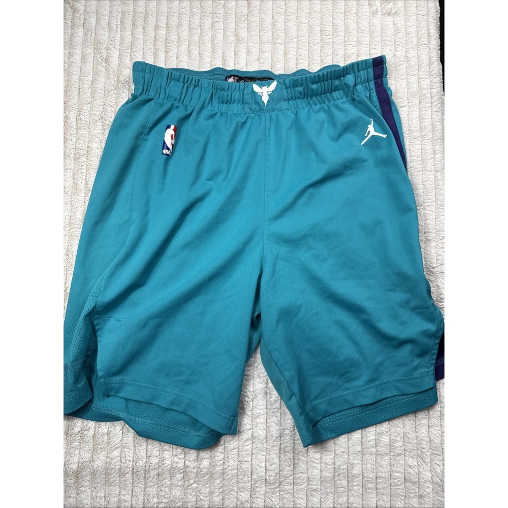 Charlotte Hornets Nike Jordan Engineered Edition Swingman Shorts Men L Size 38